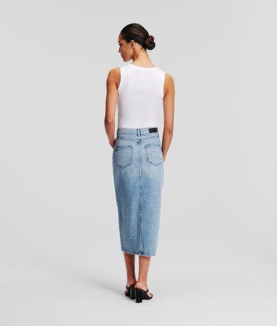 SUKŇA KARL LAGERFELD MAXI DENIM SKIRT - Fotografia č. 10
