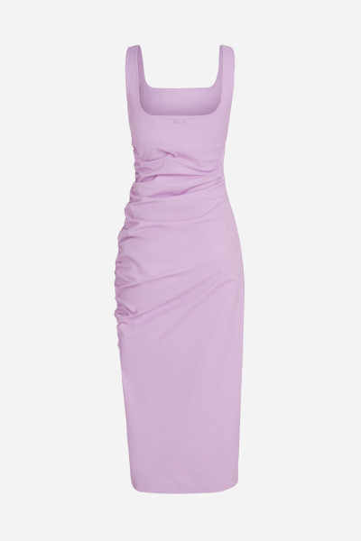ŠATY KARL LAGERFELD GATHERED STRETCH DRESS - Fotografie č. 6