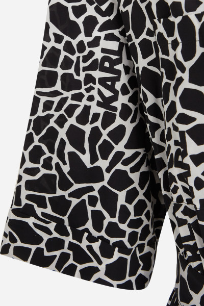 OVERÁL KARL LAGERFELD PRINTED JUMPSUIT - Kép 7