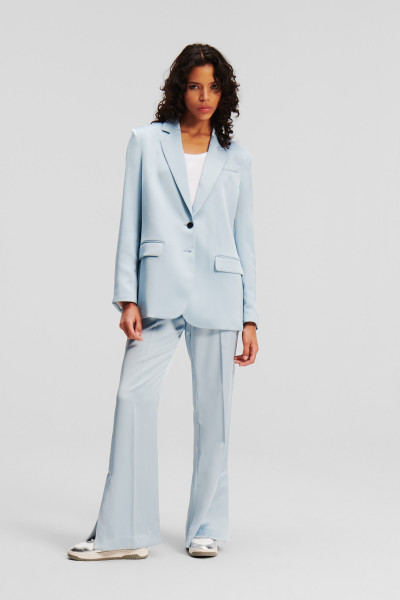 BLEJZR KARL LAGERFELD FLUID SATIN TAILORED BLAZER - Fotografie č. 2