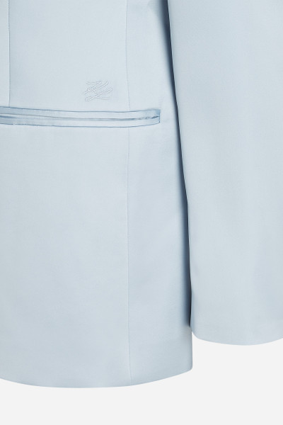 BLEJZR KARL LAGERFELD FLUID SATIN TAILORED BLAZER - Fotografie č. 9