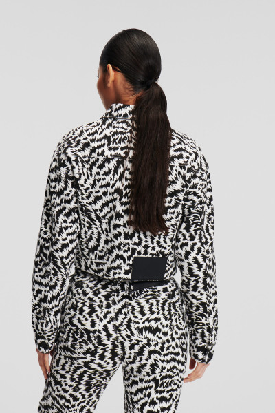 DZSEKI KARL LAGERFELD AOP DENIM JACKET - Kép 2