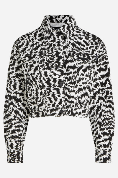 DZSEKI KARL LAGERFELD AOP DENIM JACKET - Kép 4