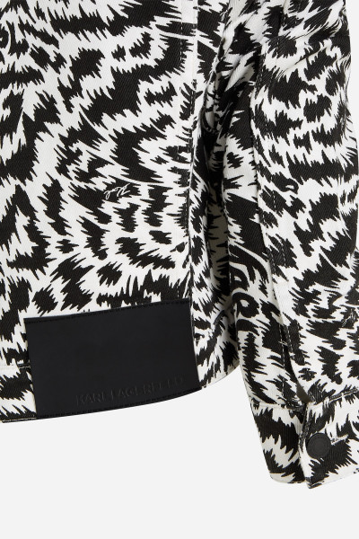 DZSEKI KARL LAGERFELD AOP DENIM JACKET - Kép 7