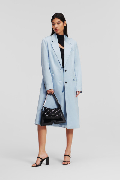 KABÁT KARL LAGERFELD SOFT TAILORED COAT - Fotografia č. 4