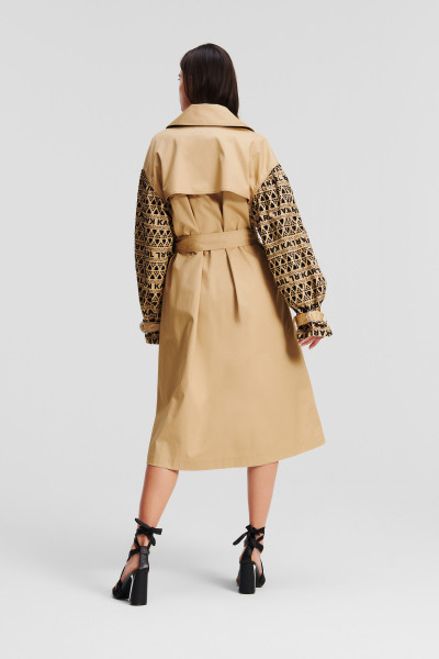 KABÁT KARL LAGERFELD EMBROIDERY COAT - Kép 2