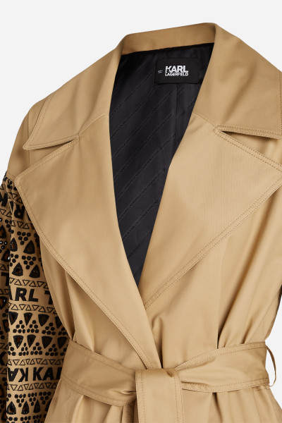 KABÁT KARL LAGERFELD EMBROIDERY COAT - Kép 7