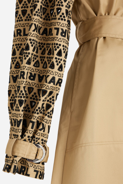 KABÁT KARL LAGERFELD EMBROIDERY COAT - Kép 8