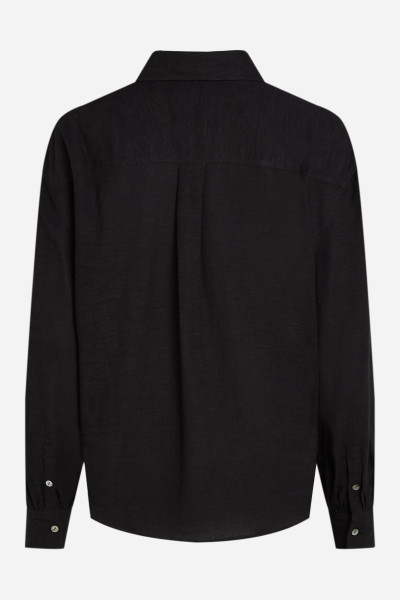 KOŠILE KARL LAGERFELD LINEN BLEND SHIRT - Fotografie č. 22