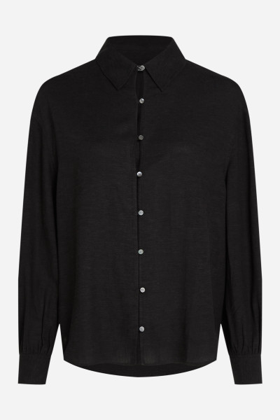 KOŠILE KARL LAGERFELD LINEN BLEND SHIRT - Fotografie č. 21