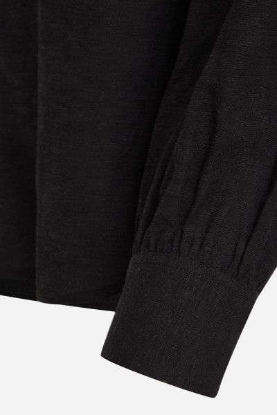 KOŠILE KARL LAGERFELD LINEN BLEND SHIRT - Fotografie č. 8