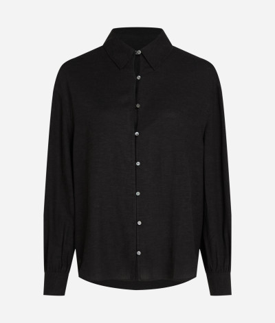 KOŠILE KARL LAGERFELD LINEN BLEND SHIRT - Fotografie č. 13