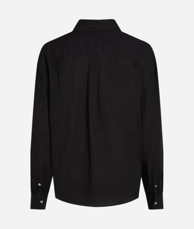 KOŠILE KARL LAGERFELD LINEN BLEND SHIRT - Fotografie č. 14