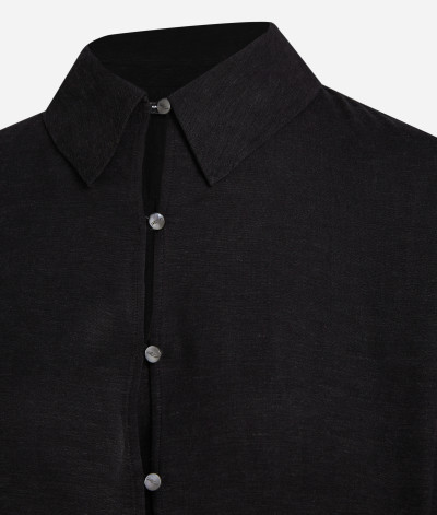 KOŠILE KARL LAGERFELD LINEN BLEND SHIRT - Fotografie č. 15