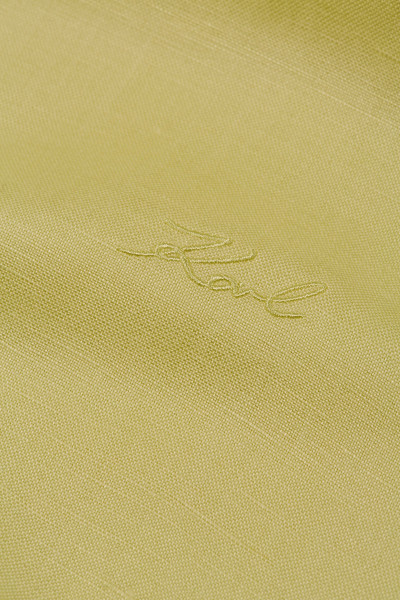 KOŠILE KARL LAGERFELD LINEN BLEND SHIRT - Fotografie č. 3