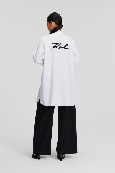 KOŠEĽA KARL LAGERFELD EMBROIDERED LOGO TUNIC - Fotografia č. 2