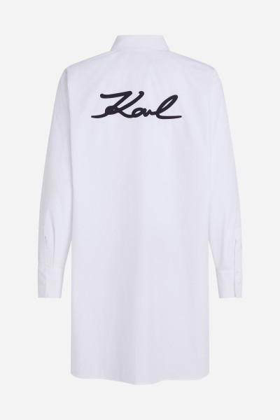 KOŠEĽA KARL LAGERFELD EMBROIDERED LOGO TUNIC - Fotografia č. 6