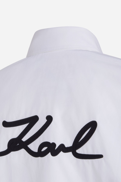 KOŠEĽA KARL LAGERFELD EMBROIDERED LOGO TUNIC - Fotografia č. 7