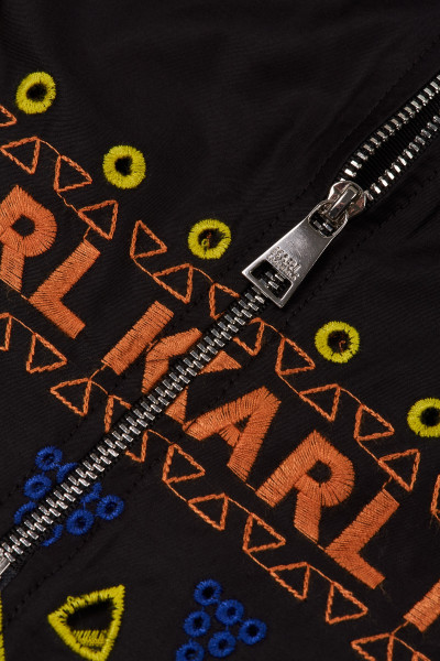 BLÚZ KARL LAGERFELD EMBROIDERED TOP - Kép 3