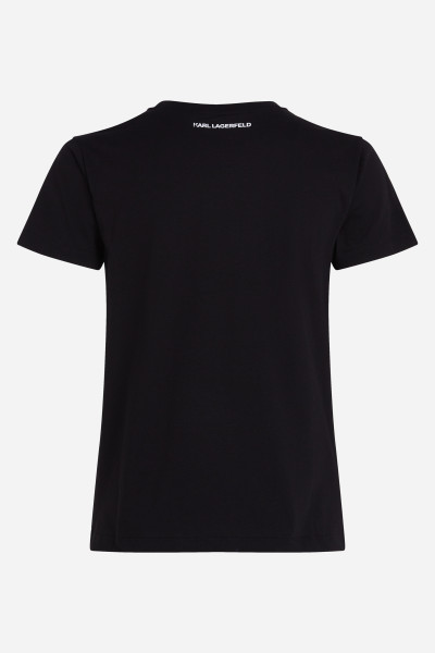 TRIČKO KARL LAGERFELD RHINESTONE LOGO T-SHIRT - Fotografie č. 6