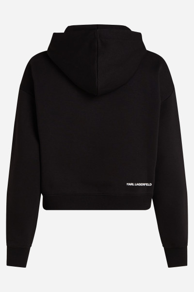 MIKINA KARL LAGERFELD IKONIK 2.0 OUTLINE HOODIE - Fotografie č. 6