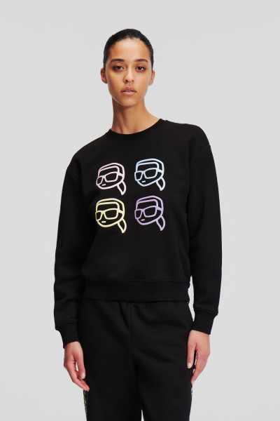 MIKINA KARL LAGERFELD IKONIK 2.0 OUTLINE SWEATSHIRT - Fotografie č. 1