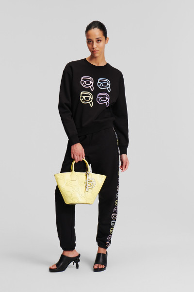 MIKINA KARL LAGERFELD IKONIK 2.0 OUTLINE SWEATSHIRT - Fotografie č. 2