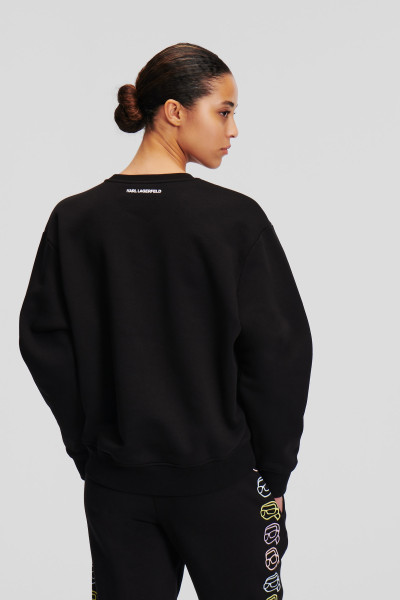 MIKINA KARL LAGERFELD IKONIK 2.0 OUTLINE SWEATSHIRT - Fotografie č. 3