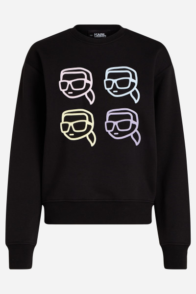 MIKINA KARL LAGERFELD IKONIK 2.0 OUTLINE SWEATSHIRT - Fotografie č. 5