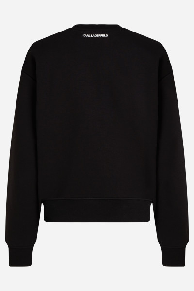 MIKINA KARL LAGERFELD IKONIK 2.0 OUTLINE SWEATSHIRT - Fotografie č. 6