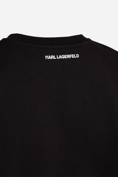MIKINA KARL LAGERFELD IKONIK 2.0 OUTLINE SWEATSHIRT - Fotografie č. 7