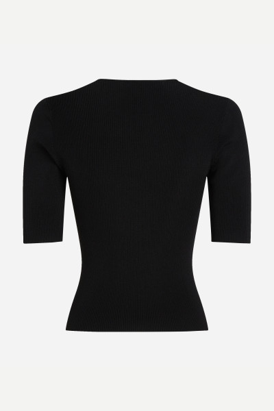 SVETER KARL LAGERFELD CUT OUT KNIT TOP - Fotografia č. 6