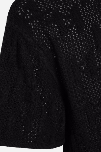 SVETR KARL LAGERFELD MONOGRAM KNIT T-SHIRT - Fotografie č. 8