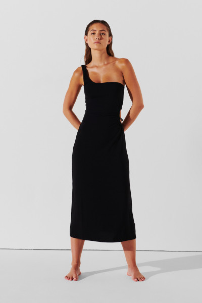 STRANDRUHA KARL LAGERFELD KARL DNA ONE SHOULDER DRESS - Kép 1
