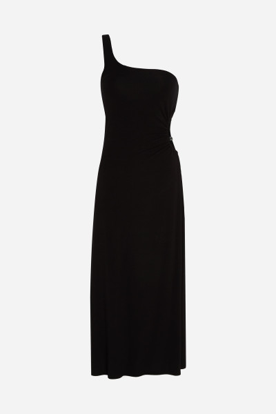 STRANDRUHA KARL LAGERFELD KARL DNA ONE SHOULDER DRESS - Kép 5