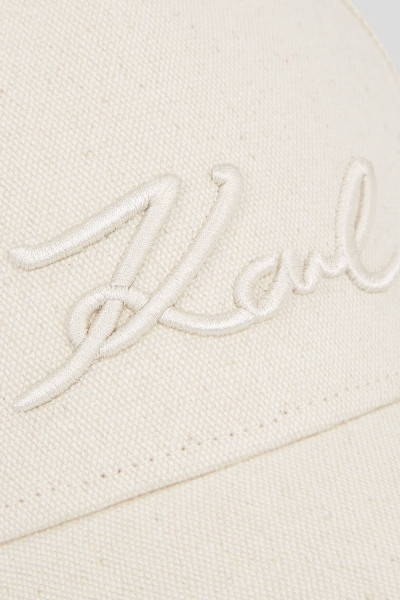 SAPKA KARL LAGERFELD K/SIGNATURE MONOGRAM TIE CAP - Kép 4