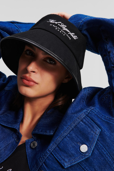 KALAP KARL LAGERFELD HOTEL KARL CANVAS BUCKET - Kép 3