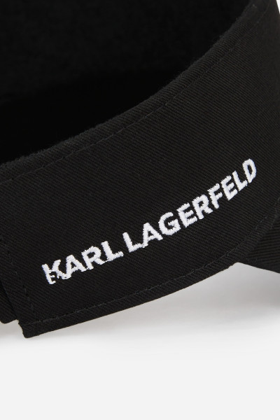 ŠILT KARL LAGERFELD K/IKONIK 2.0 WIDE BRIM VISOR - Fotografia č. 4