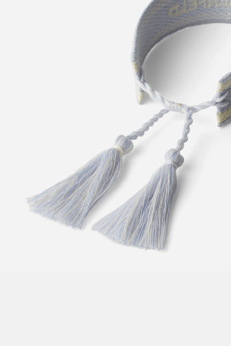 NÁRAMEK KARL LAGERFELD K/WOVEN BRACELET SET PINK/BLUE BLACK