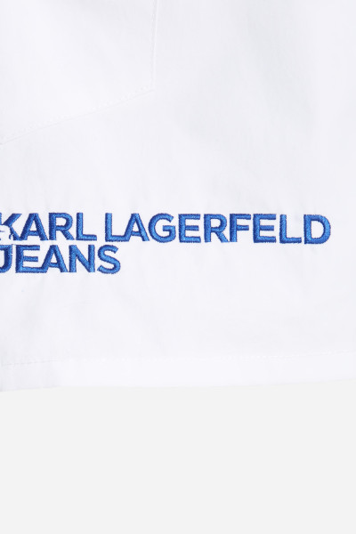 KOŠILE KARL LAGERFELD JEANS KLJ CROPPED LOGO SHIRT - Fotografie č. 9