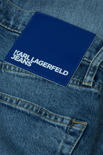 DŽÍNY KARL LAGERFELD JEANS KLJ TAPERED DENIM - Fotografie č. 3