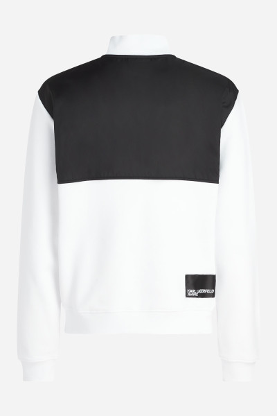MIKINA KARL LAGERFELD JEANS KLJ REGULAR HALF ZIP SWEAT - Fotografie č. 6