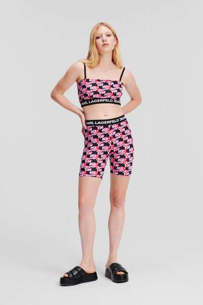 ŠORTKY KARL LAGERFELD JEANS KLJ MONOGRAM CYCLING SHORT - Fotografia č. 1