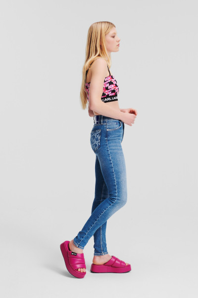 FARMER KARL LAGERFELD JEANS KLJ HR SKINNY DENIM - Kép 2