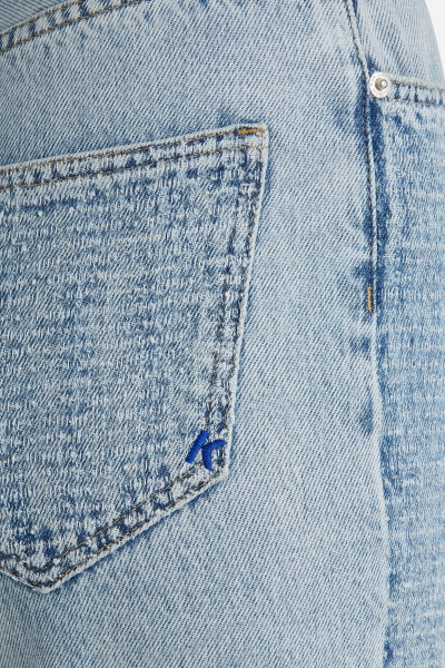 DŽÍNY KARL LAGERFELD JEANS KLJ HR STRAIGHT BOUCLE DENIM - Fotografie č. 8