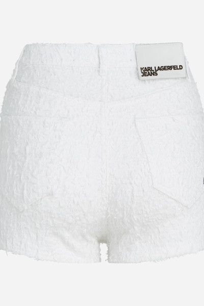 ŠORTKY KARL LAGERFELD JEANS KLJ HR BOUCLE SHORT - Fotografia č. 6