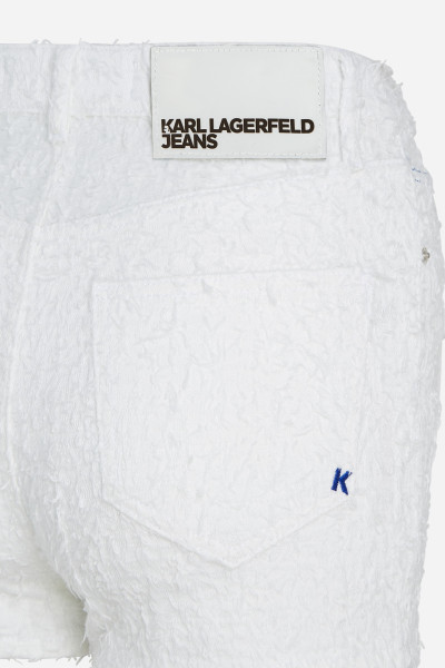 ŠORTKY KARL LAGERFELD JEANS KLJ HR BOUCLE SHORT - Fotografia č. 7