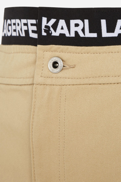 SUKŇA KARL LAGERFELD JEANS KLJ LOGO PLEATED SKIRT - Fotografia č. 8