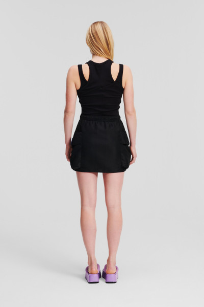 SUKŇA KARL LAGERFELD JEANS KLJ UTILITY POCKET SKIRT - Fotografia č. 2