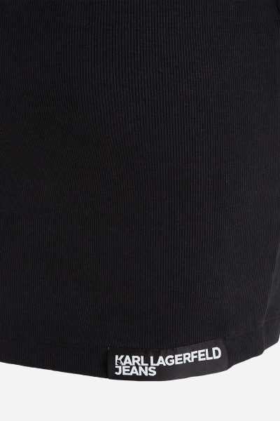 ŠATY KARL LAGERFELD JEANS KLJ LOGO ELASTIC TANK DRESS - Fotografia č. 8